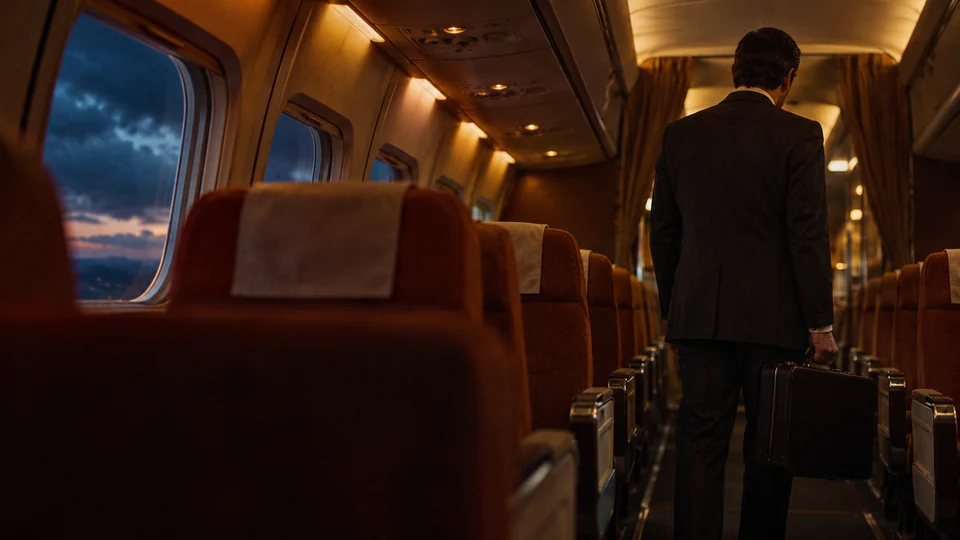 Cinematic cover artwork for D. B. Cooper